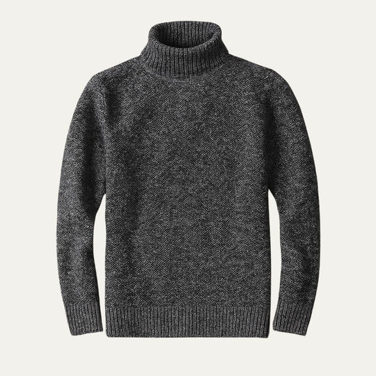 Herre Rullekrave Sweater Klassisk Stil 2