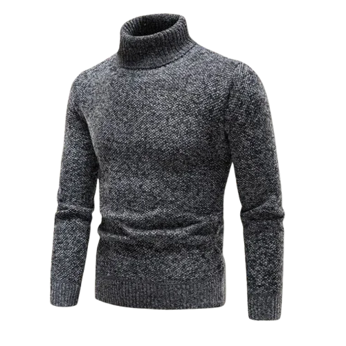 Herre Rullekrave Sweater Klassisk Stil 7