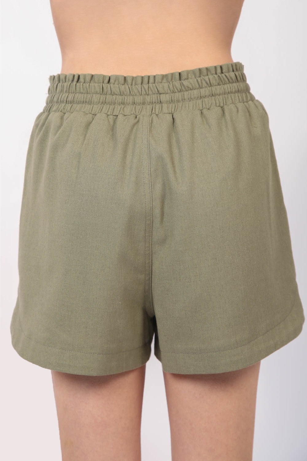 Herre Shorts Linned Elastisk Talje Åndbar Design 1