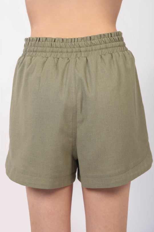 Herre Shorts Linned Elastisk Talje Åndbar Design 1