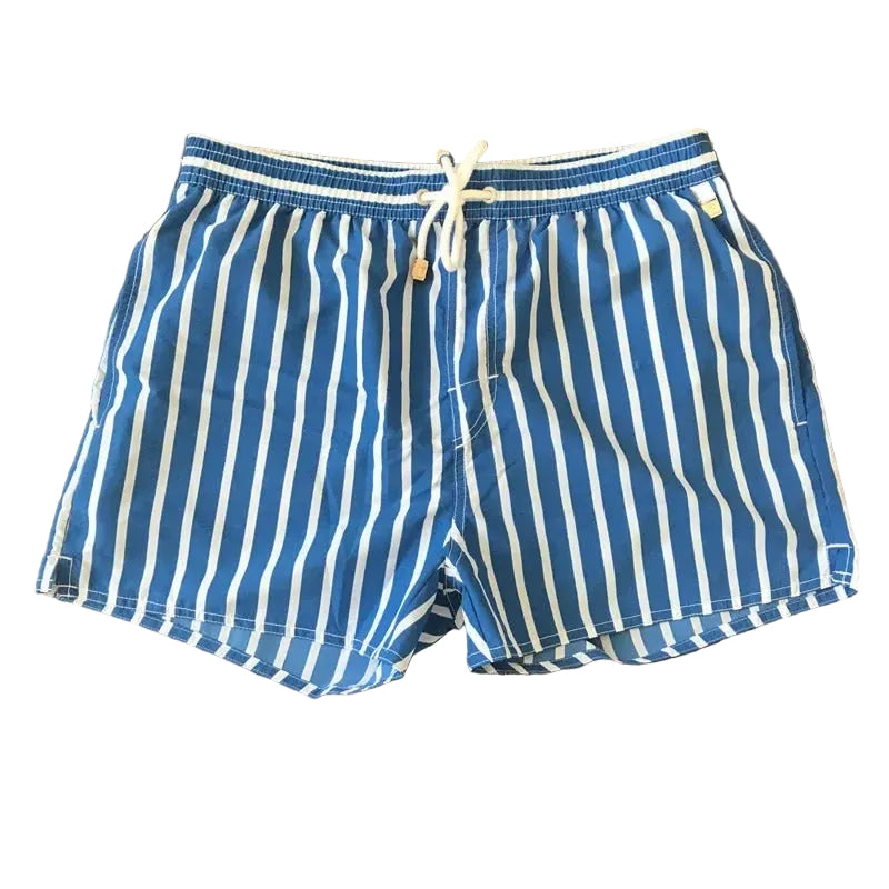Herre Shorts med Elastisk Linning og Stribet Design 0