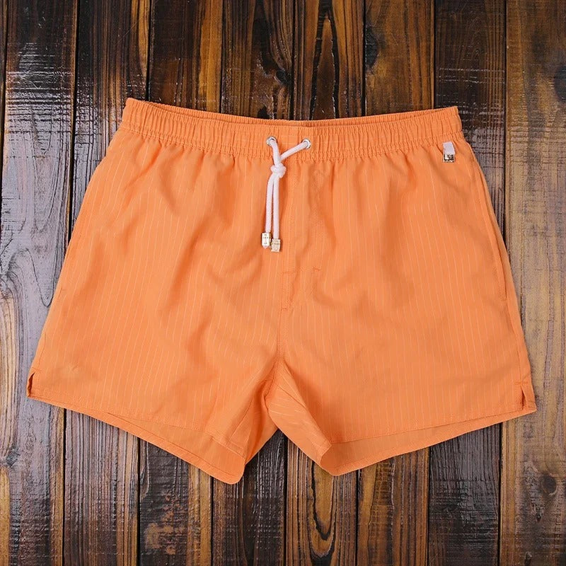 Herre Shorts med Elastisk Linning og Stribet Design 8