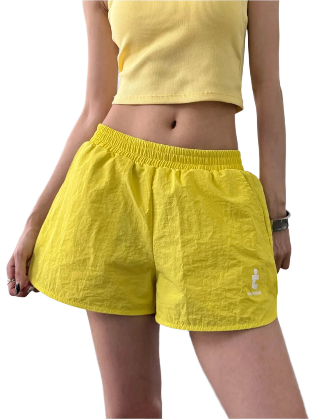 Herre Shorts med Elastisk Talje i Bomuld og Linned 0