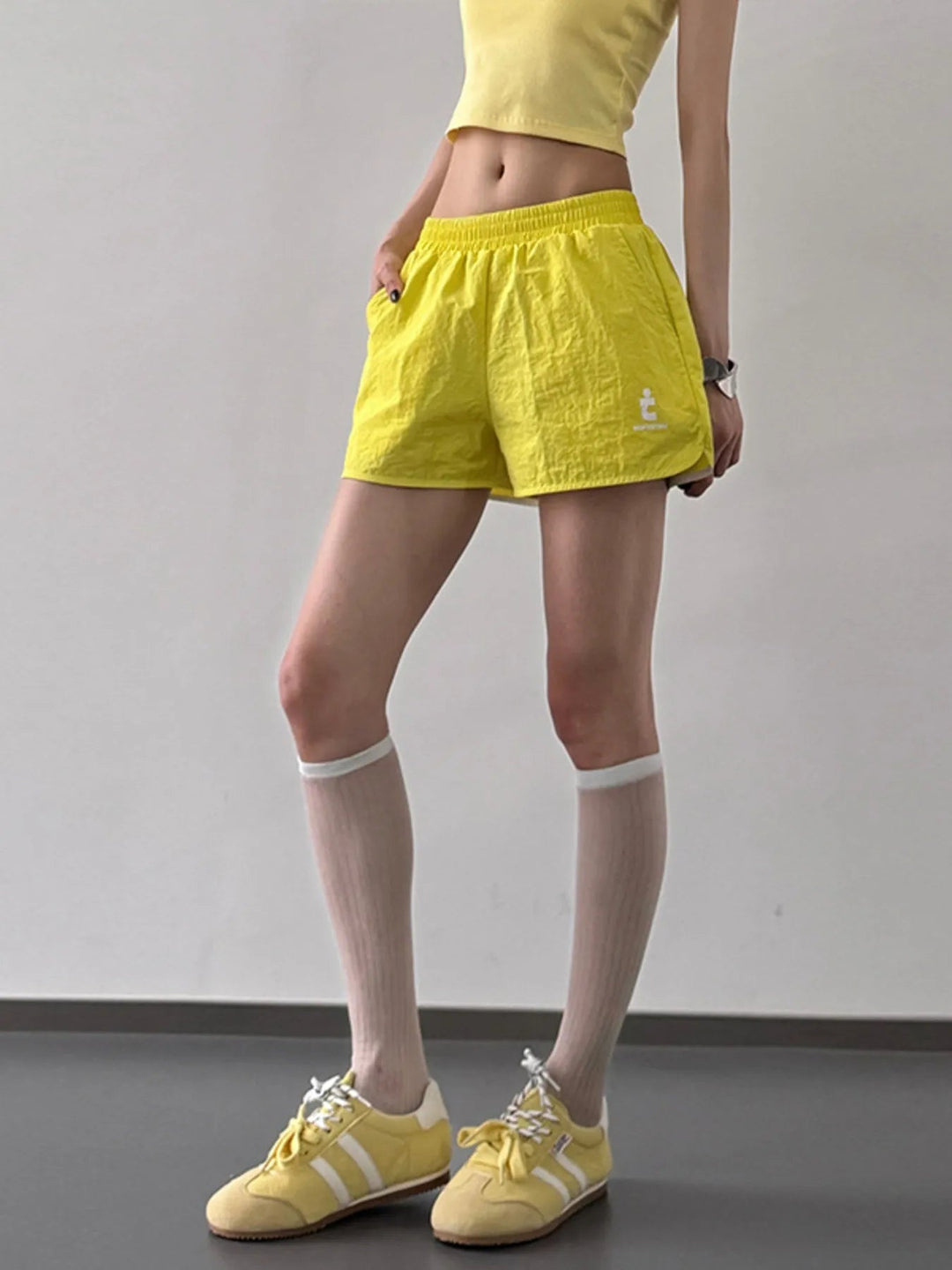Herre Shorts med Elastisk Talje i Bomuld og Linned 5