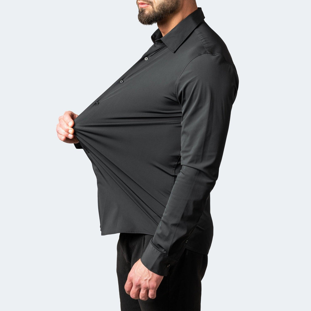 Herre Skjorte Krølfri Med Stretch - Moderne Skræddersyet Design Til Mænd 1