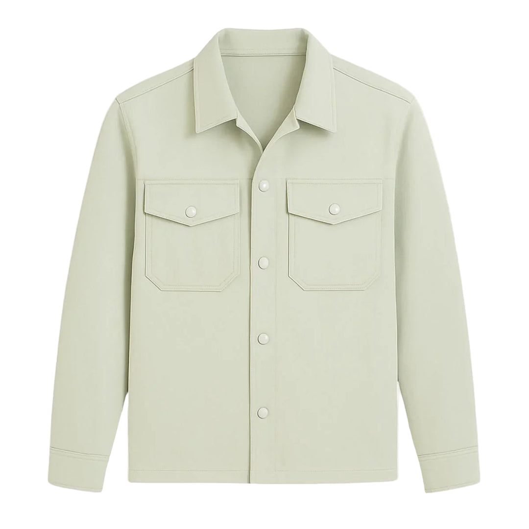 Herre Skjortejakke Letvægts Stil 0