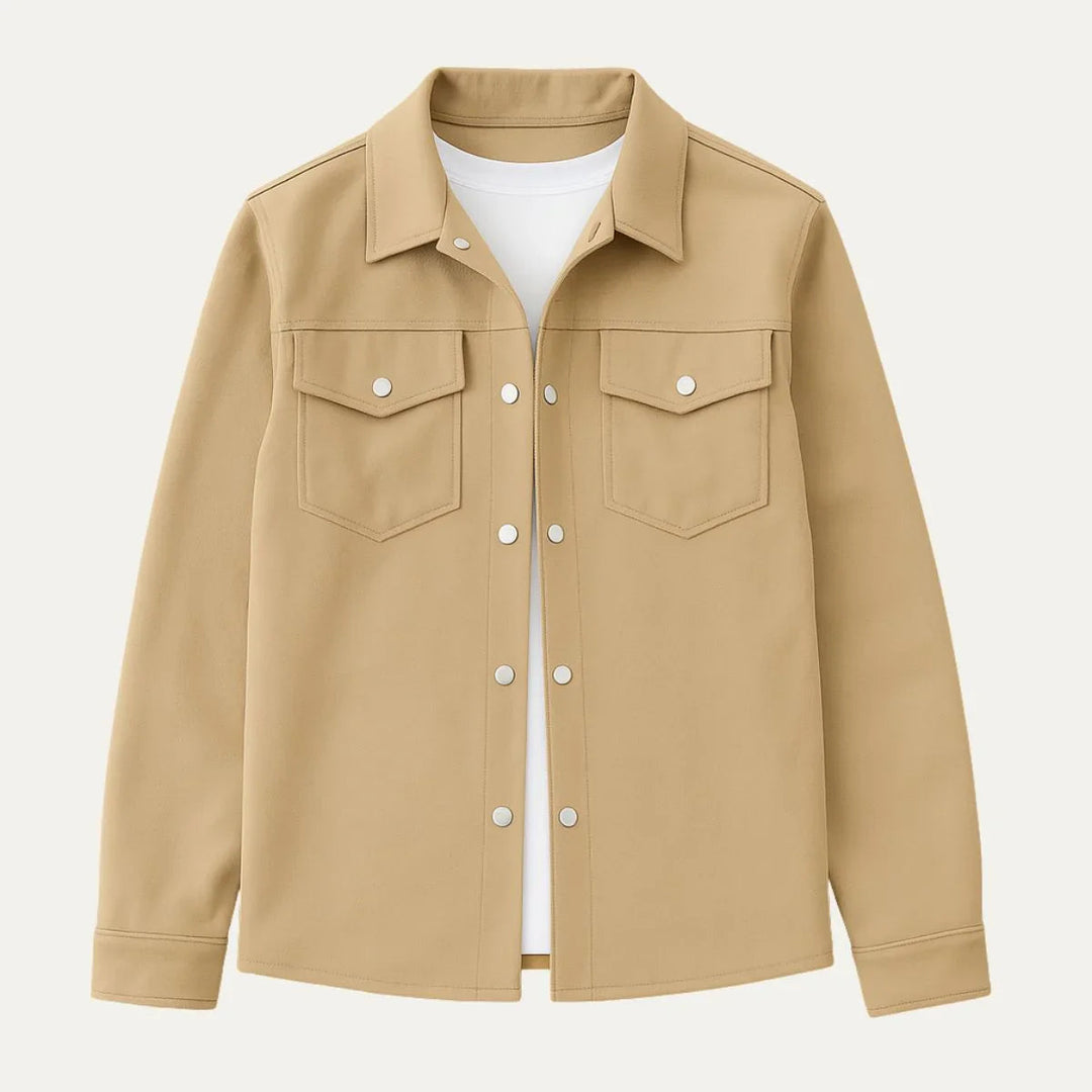 Herre Skjortejakke Letvægts Stil 2