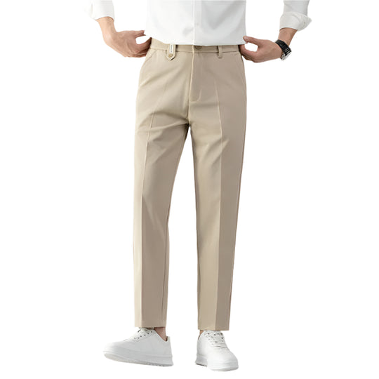 Herre Slim Fit Bukser Letvægtsstof Skræddersyet Snit 0