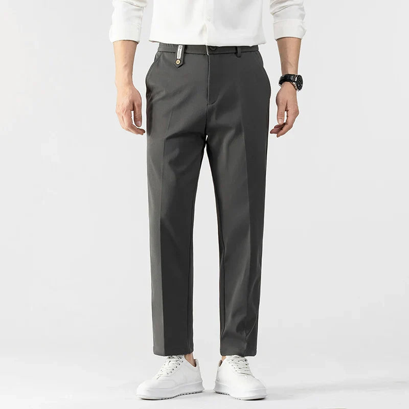Herre Slim Fit Bukser Letvægtsstof Skræddersyet Snit 1