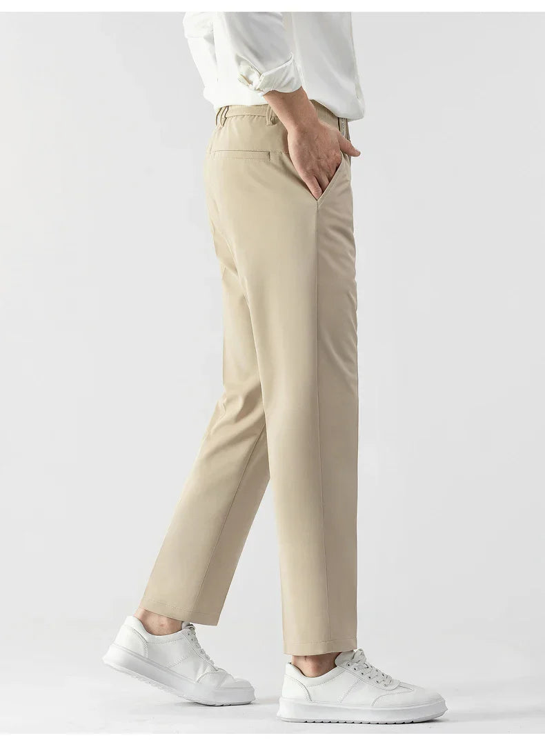 Herre Slim Fit Bukser Letvægtsstof Skræddersyet Snit 5