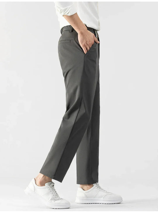 Herre Slim Fit Bukser Letvægtsstof Skræddersyet Snit 6