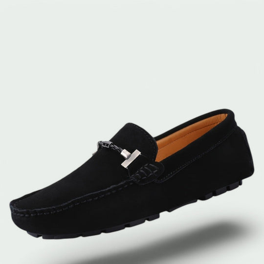 Herre Slip-On Mokkasiner Læder Suede 1