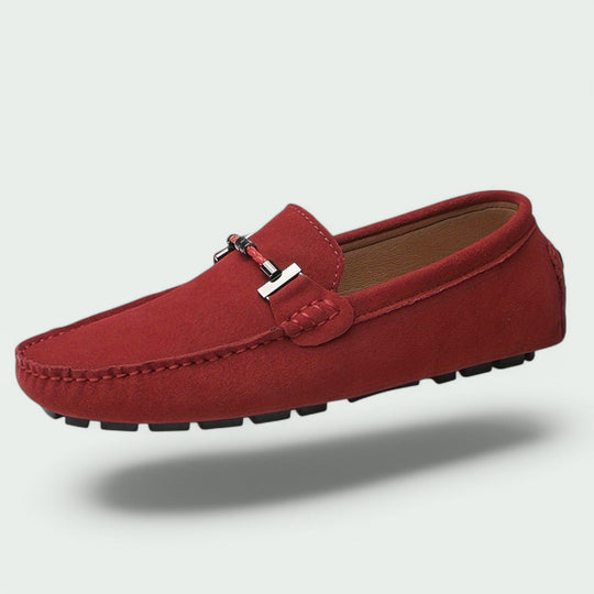 Herre Slip-On Mokkasiner Læder Suede 4