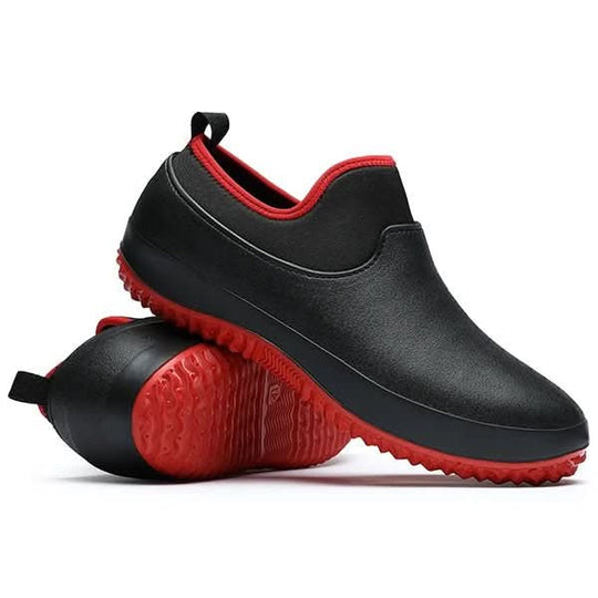 Herre Slip-On Sikkerhedssko Vandtætte Design med Skridsikker Sål 0