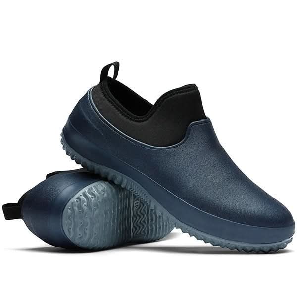 Herre Slip-On Sikkerhedssko Vandtætte Design med Skridsikker Sål 4