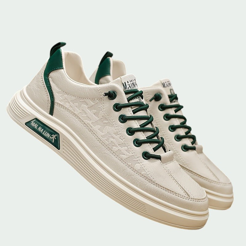Herre Sneakers Lav Profil PU Komfortable Sport Sko 1