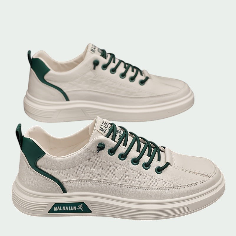 Herre Sneakers Lav Profil PU Komfortable Sport Sko 2