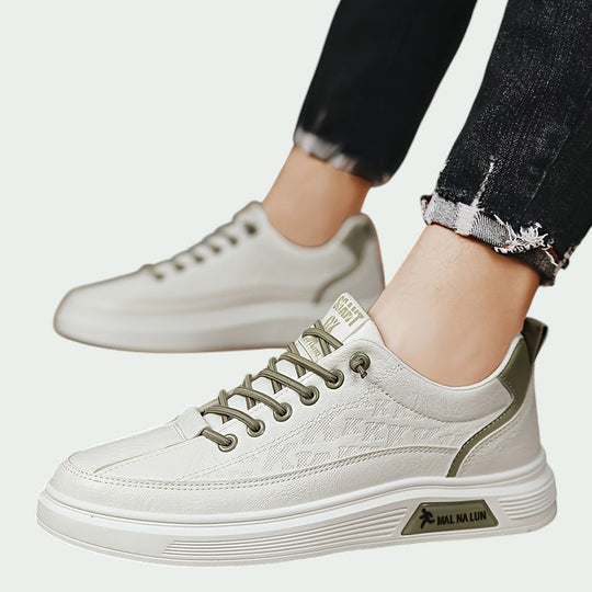 Herre Sneakers Lav Profil PU Komfortable Sport Sko 3