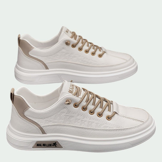 Herre Sneakers Lav Profil PU Komfortable Sport Sko 7