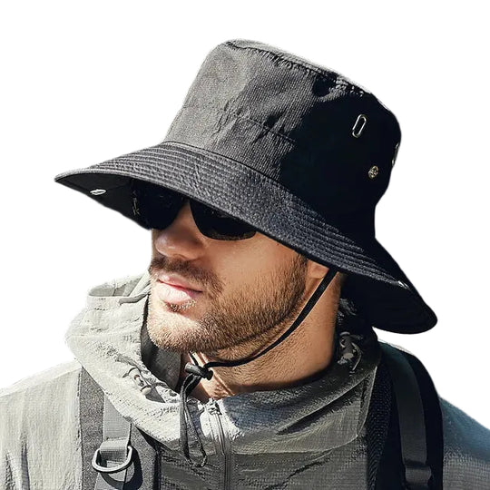 Herre Sommerhat med Bred Skygge 0