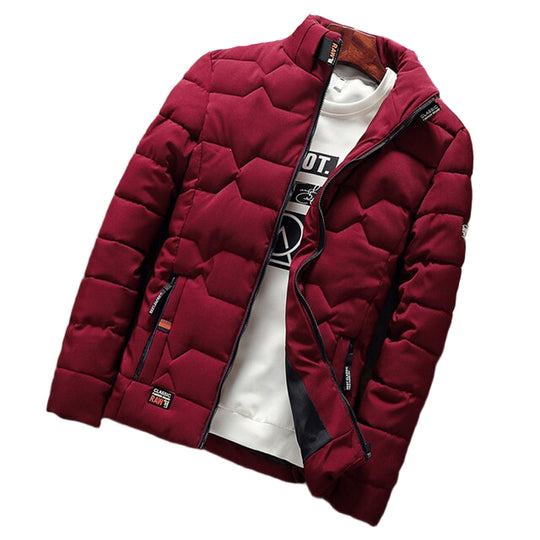 Herre Stand Krave Jakke til Vinterbrug 0