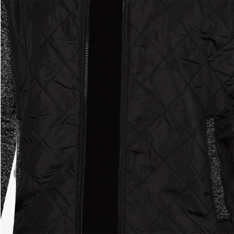 Herre Strikket Casual Udejakke med Ståkrave 6