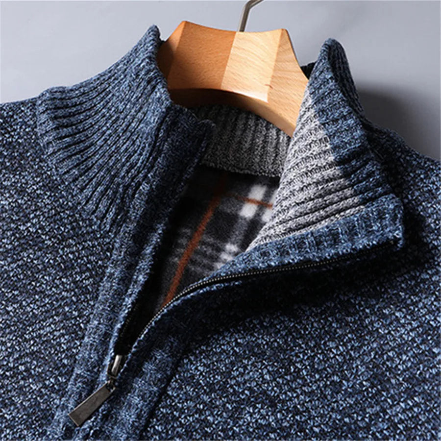 Herre Strøje med Høj Hals og Lynlås 2