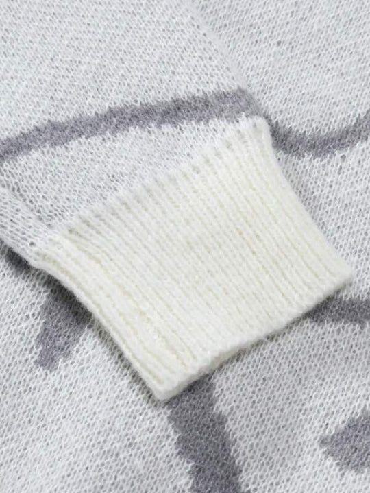Herre Sweater Casual Med Grafisk Print 5