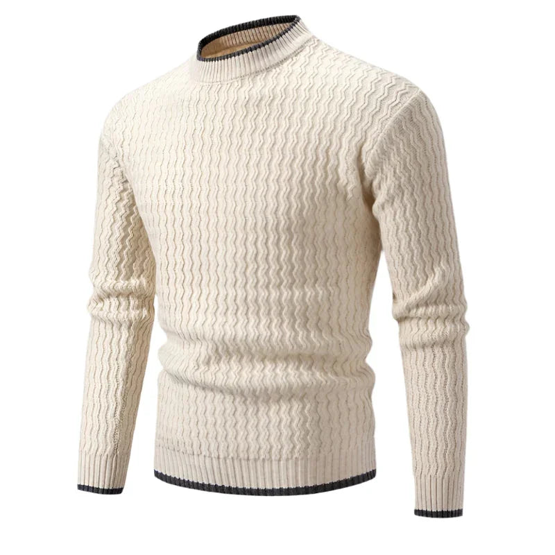 Herre Sweater Rund Hals Klassisk Stil 0