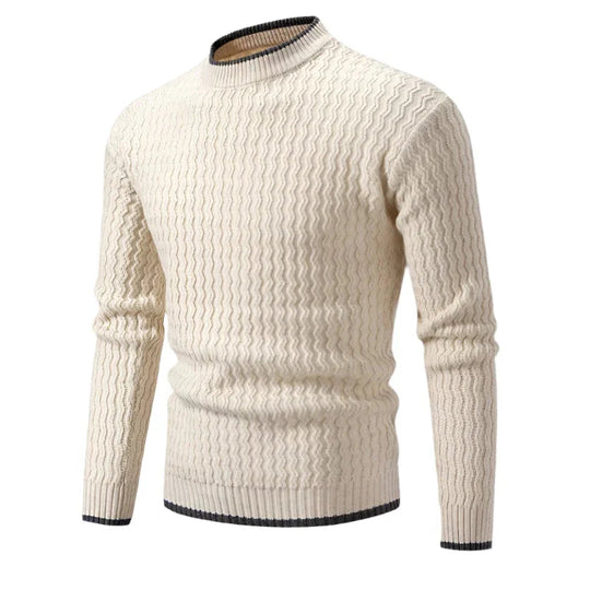 Herre Sweater Rund Hals Klassisk Stil 0