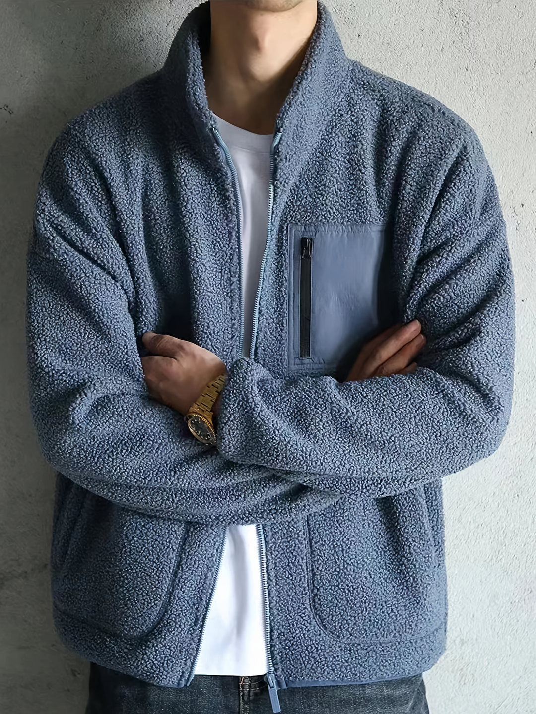 Herre Sweater i Lamb Wool Stilfuld 7