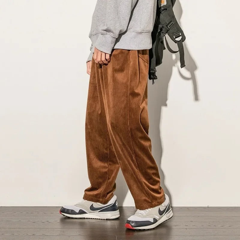 Herre Sweatpants Corduroy Komfort 1