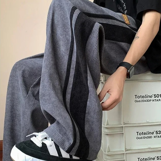 Herre Sweatpants Oversized Corduroy 1
