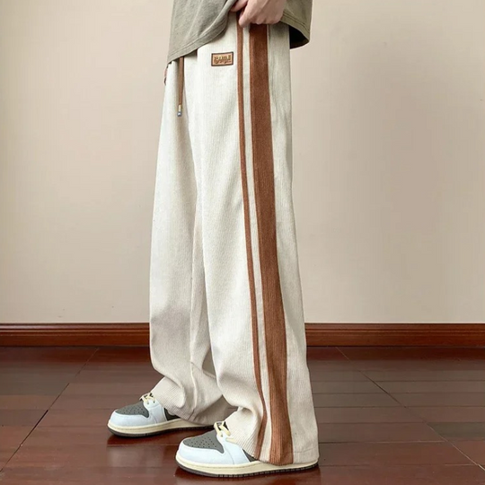 Herre Sweatpants Oversized Corduroy 3