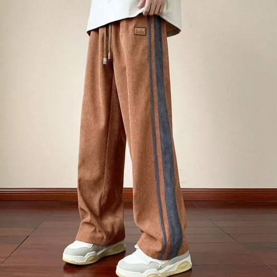 Herre Sweatpants Oversized Corduroy 4