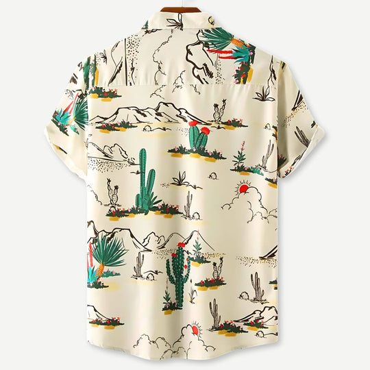 Herre T-Shirt Afslappet Kunstnerisk Print Letvægtsstof 1