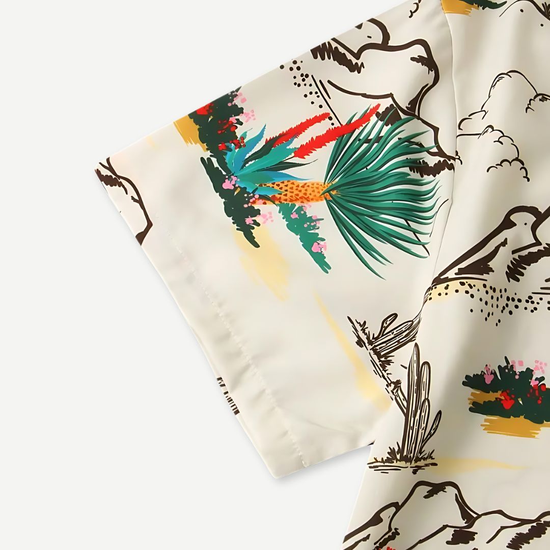 Herre T-Shirt Afslappet Kunstnerisk Print Letvægtsstof 2