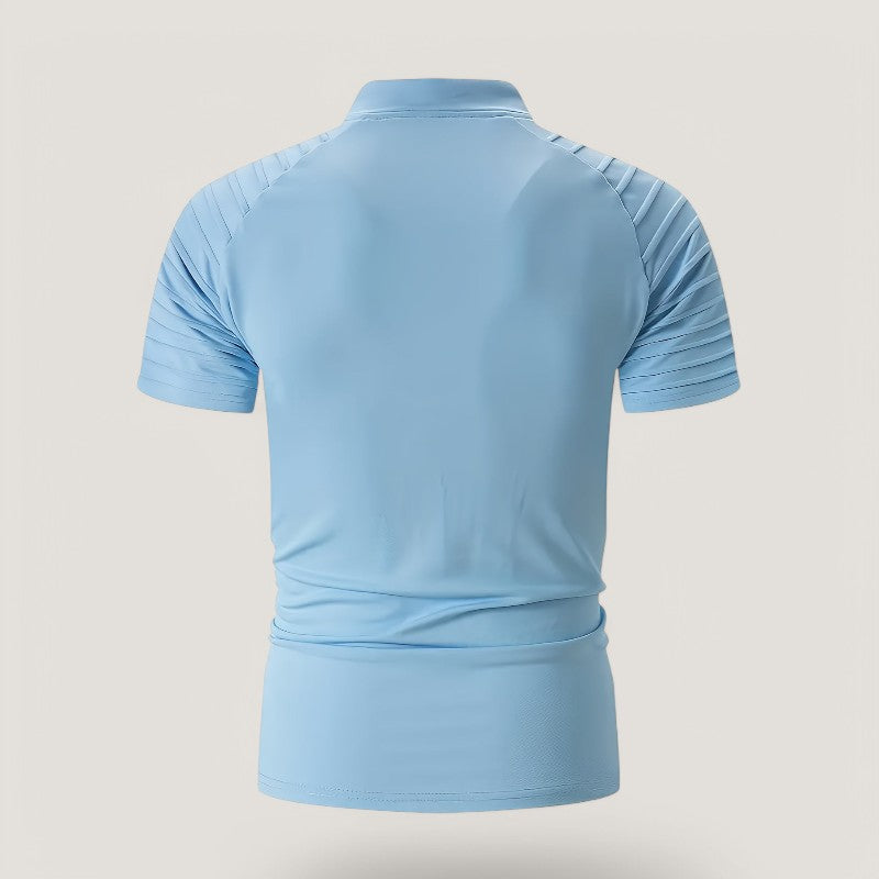 Herre T-Shirt Casual Stribet Polyester 2