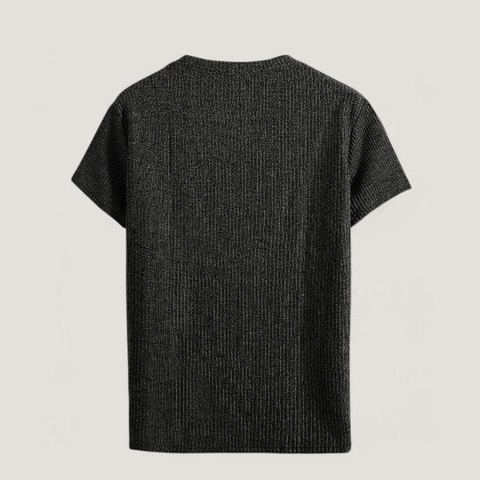 Herre T-Shirt Korte Ærmer Jacquard Polyester Regular Fit 8