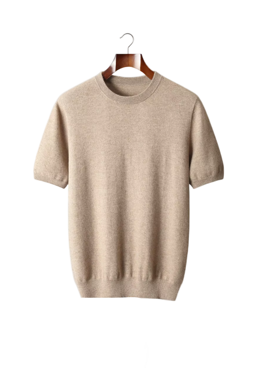 Herre T-Shirt Rund Halsringning Klassisk Stil 0