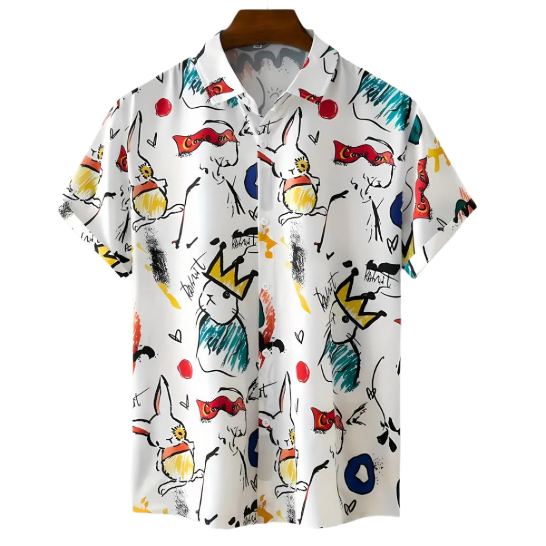 Herre T-shirt Afslappet Design Letvægtsstof 0