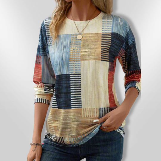 Herre T-shirt Moderne Geometrisk Design 1