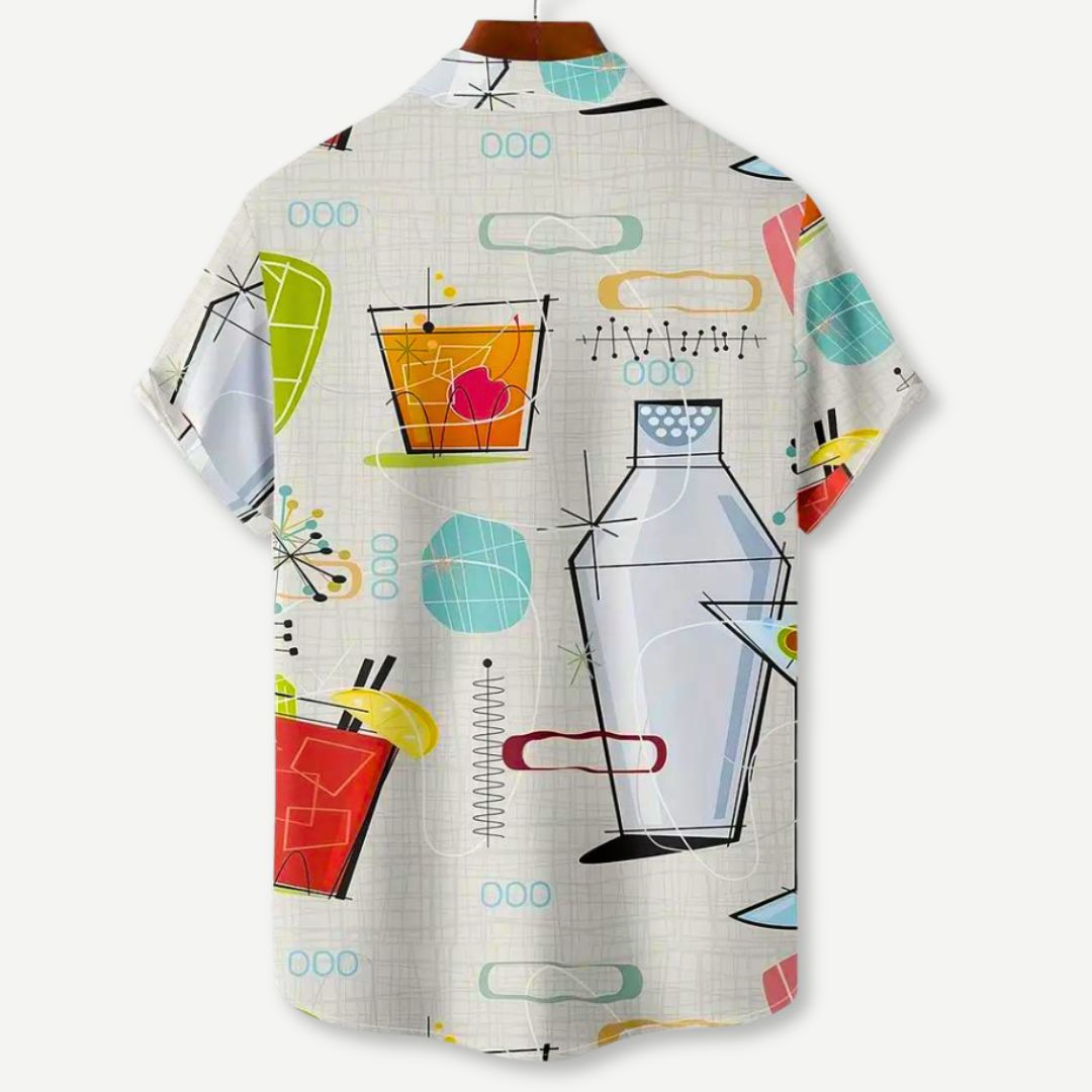 Herre T Shirt Afslappet Letvægtsstof Casual Design 1