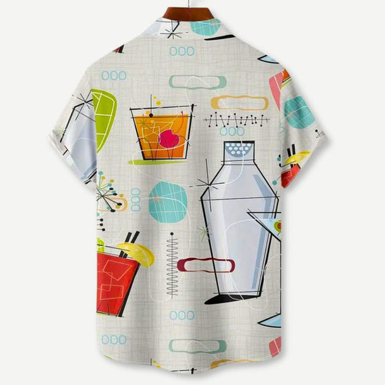 Herre T Shirt Afslappet Letvægtsstof Casual Design 1