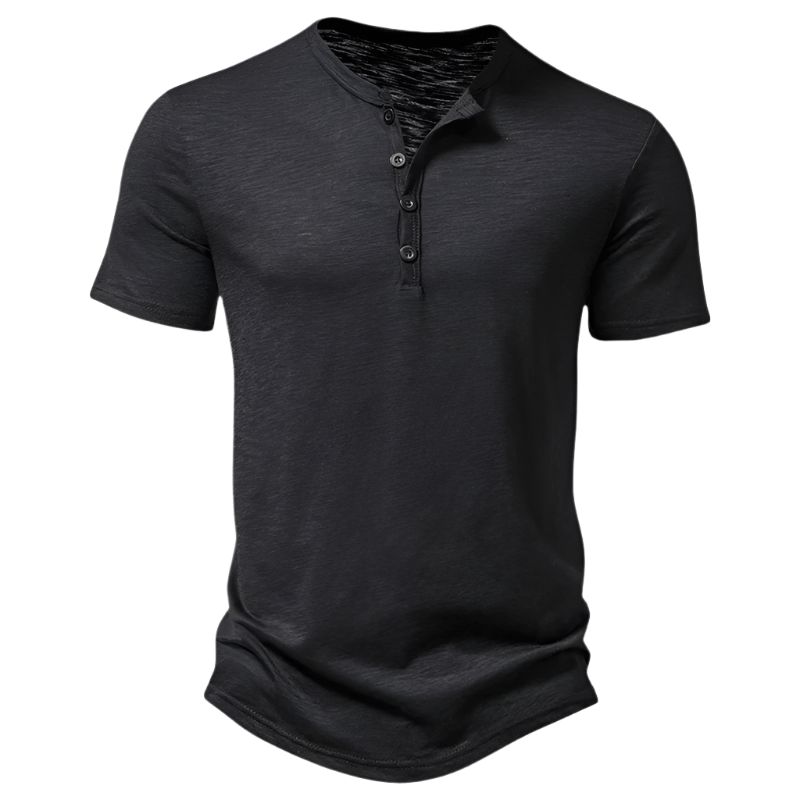 Herre T Shirt Casual Let Bomuld - T Shirts Mænd 0