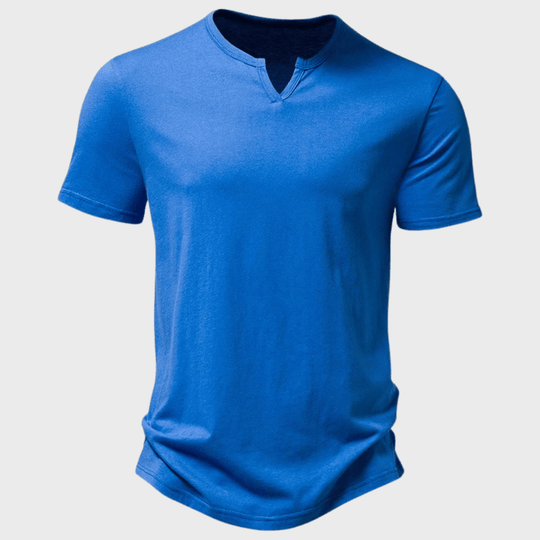 Herre T Shirt Klassisk Casual Let Bomuld 2