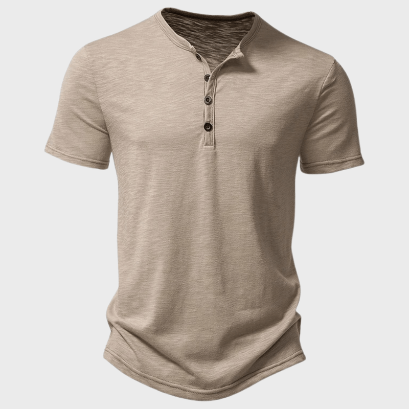Herre T Shirt Klassisk Casual Let Bomuld 3