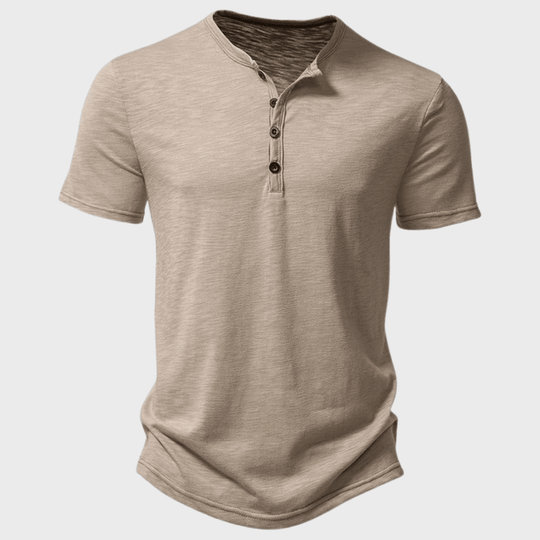 Herre T Shirt Klassisk Casual Let Bomuld 3
