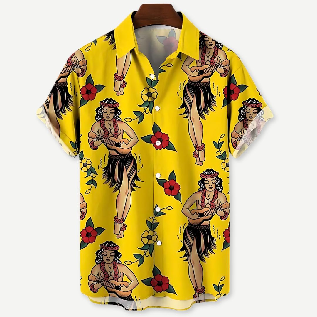 Herre T Shirt Letvægts Design Luau Vibes Til Mænd 1