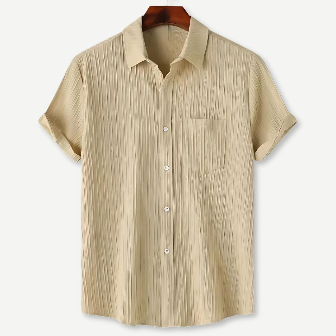 Herre T Shirt Letvægts Krøllet Design Åndbart Stof 2